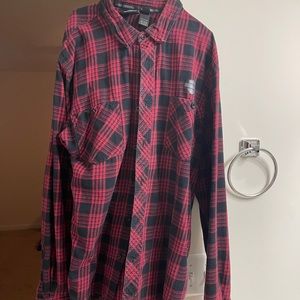 Harley Davidson Red/Black Flannel